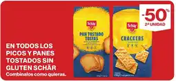 Supercor SCHÄR En todos los picos y panes tostados sin gluten oferta