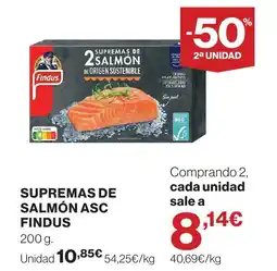 Supercor FINDUS Supremas de salmón asc oferta