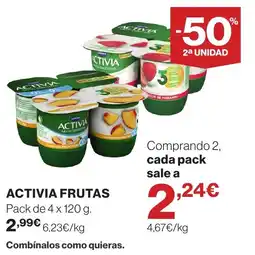 Supercor ACTIVIA frutas oferta