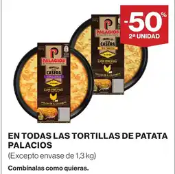 Supercor PALACIOS En todas las tortillas de patata oferta