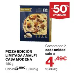 Supercor Pizza edición limitada amalfi casa modena oferta