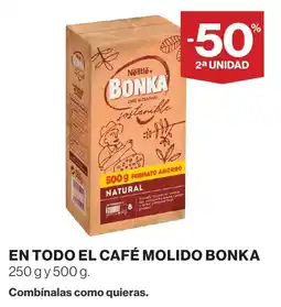 Supercor BONKA En todo el café molido oferta