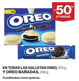 Supercor OREO En todas las galletas oreo y oreo bañadas oferta