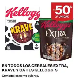Supercor KELLOGG'S En todos los cereales extra, krave y oaties oferta