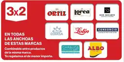 Supercor En todas las anchoas de estas marcas oferta