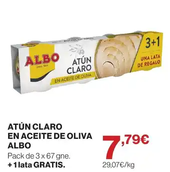 Supercor ALBO Atún claro en aceite de oliva oferta