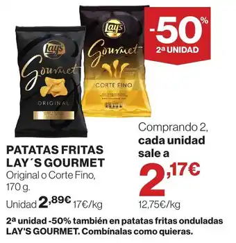 Supercor LAY'S Gourmet patatas fritas oferta