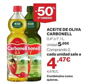 Supercor CARBONELL Aceite de oliva oferta