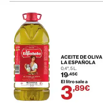 Supercor LA ESPAÑOLA Aceite de oliva oferta