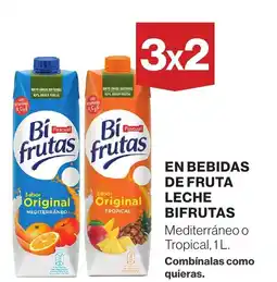 Supercor BIFRUTAS En bebidas de fruta leche oferta