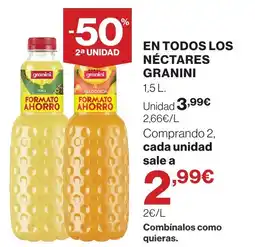 Supercor GRANINI En todos los néctares oferta