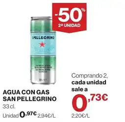 Supercor SAN PELLEGRINO Agua con gas oferta