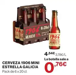 Supercor ESTRELLA GALICIA Cerveza 1906 mini oferta
