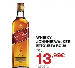 Supercor JOHNNIE WALKER Whisky etiqueta roja oferta