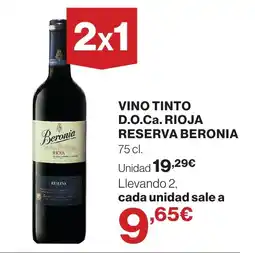 Supercor BERONIA Vino tinto d.o.ca. rioja reserva oferta