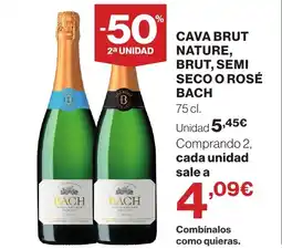 Supercor BACH Cava brut nature, brut, semi seco o rosé oferta