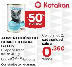 Supercor KATAKAN Alimento húmedo completo para gatos oferta