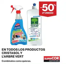 Supercor CRISTASOL Y L'ARBRE VERT En todos los productos oferta
