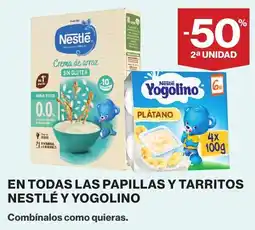 Supercor NESTLÉ En todas las papillas y tarritos y yogolino oferta