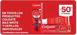 Supercor COLGATE En todos los productos max white y cepillos individuales oferta