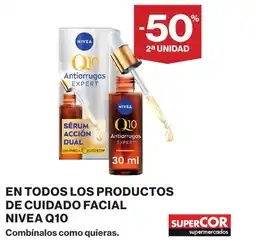 Supercor NIVEA Q10 En todos los productos de cuidado facial oferta