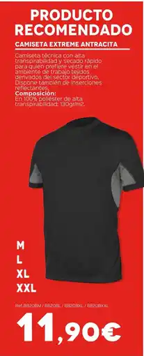 Isolana Camiseta extreme antracita oferta
