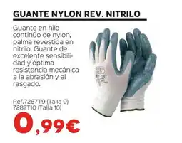 Isolana Guante nylon rev. nitrilo oferta