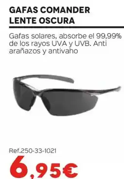 Isolana Gafas comander lente oscura oferta