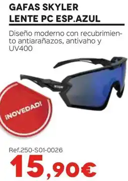 Isolana Gafas skyler lente pc esp.azul oferta