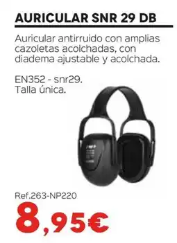 Isolana Auricular snr 29 db oferta
