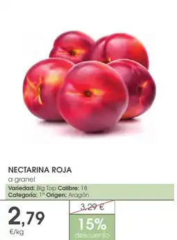 Supermercados Plaza Nectarina roja oferta