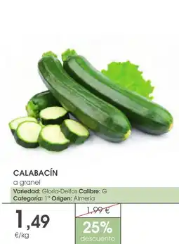 Supermercados Plaza Calabacín oferta