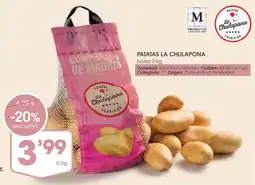 Supermercados Plaza Patatas la chulapona oferta