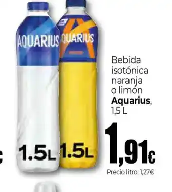 Unide Market AQUARIUS Bebida isotónica naranja o limón oferta