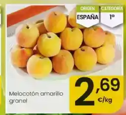 Eroski Melocotón amarillo granel oferta