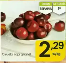 Eroski Ciruela roja granel oferta