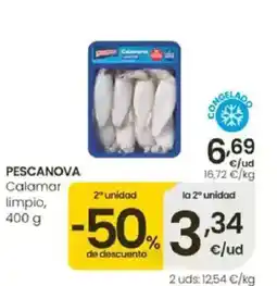 Eroski PESCANOVA Calamar limpio oferta