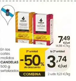 Eroski CANDELAS En los cafés molidos oferta
