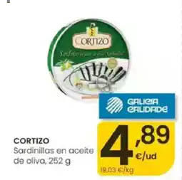 Eroski CORTIZO Sardinillas en aceite de oliva oferta