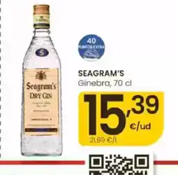 Eroski SEAGRAM'S Ginebra oferta