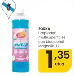 Eroski ZORKA Limpiador multisuperficies con bioalcohol Magnolia oferta