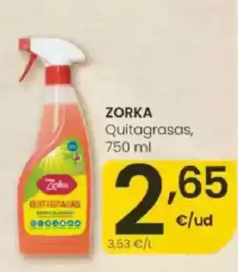 Eroski ZORKA Quitagrasas oferta