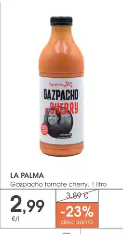Supermercados Plaza LA PALMA Gazpacho tomate cherry oferta