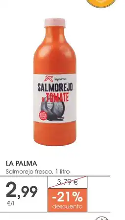 Supermercados Plaza LA PALMA Salmorejo fresco oferta