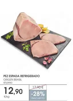 Supermercados Plaza Pez espada refrigerado origen brasil oferta