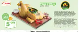 Supermercados Plaza COREM Pollo corral oferta