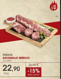 Supermercados Plaza Deraza solomillo ibérico oferta