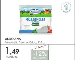 Supermercados Plaza ASTURIANA Mozzarella fresca clásica oferta