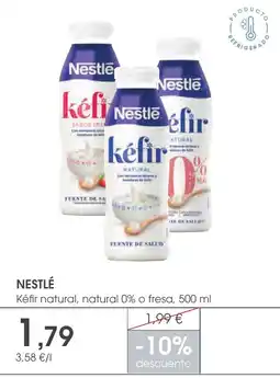 Supermercados Plaza NESTLÉ Kéfir natural, natural 0% o fresa oferta