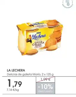 Supermercados Plaza LA LECHERA Delicias de galleta María oferta